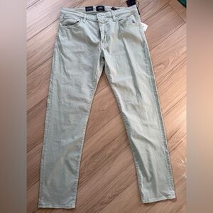 34 Heritage men’s 36x34 light mint courage midrise straight soft stretched twill